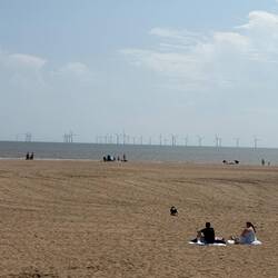 Skegness Beach - still a cool breeze