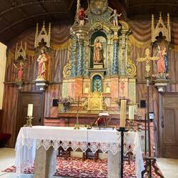 The church was open. Lit a candle to remember Dad