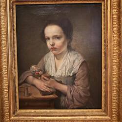 Жан-Батист Грёз. Девочка с куклой