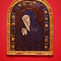 Пластина "Скорбящая Мадонна". Школа Жана I Пенико. Начало ХVІ века