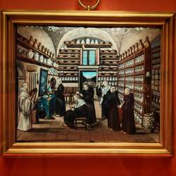 Пластина Монастырская аптека. Жак ІІ (?) Лоден. ХVІІ век