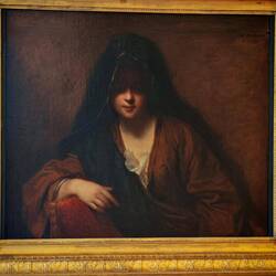 Жан-Батист Сантерр. Молодая женщина с покрывалом на голове. 1699