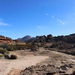 Die Hochebene bietet mit kaltem Wind und Sonnenschein...