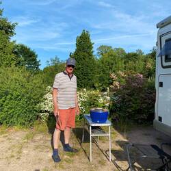 Heute konnten wir das erste mal grillen