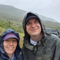 Wandern im Regen