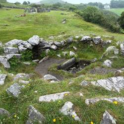 The presumed cooking site at Drombeg