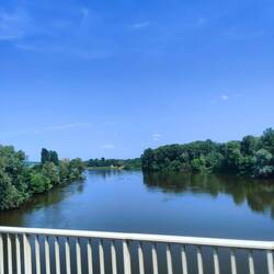 Die Flüsse hier führen erstaunlich viel Wasser