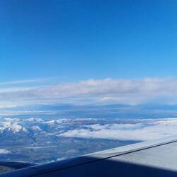 View from the plane