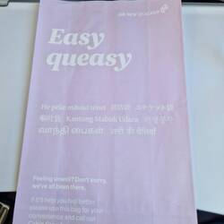 Great bag with Nz humour,thankfully not needed
