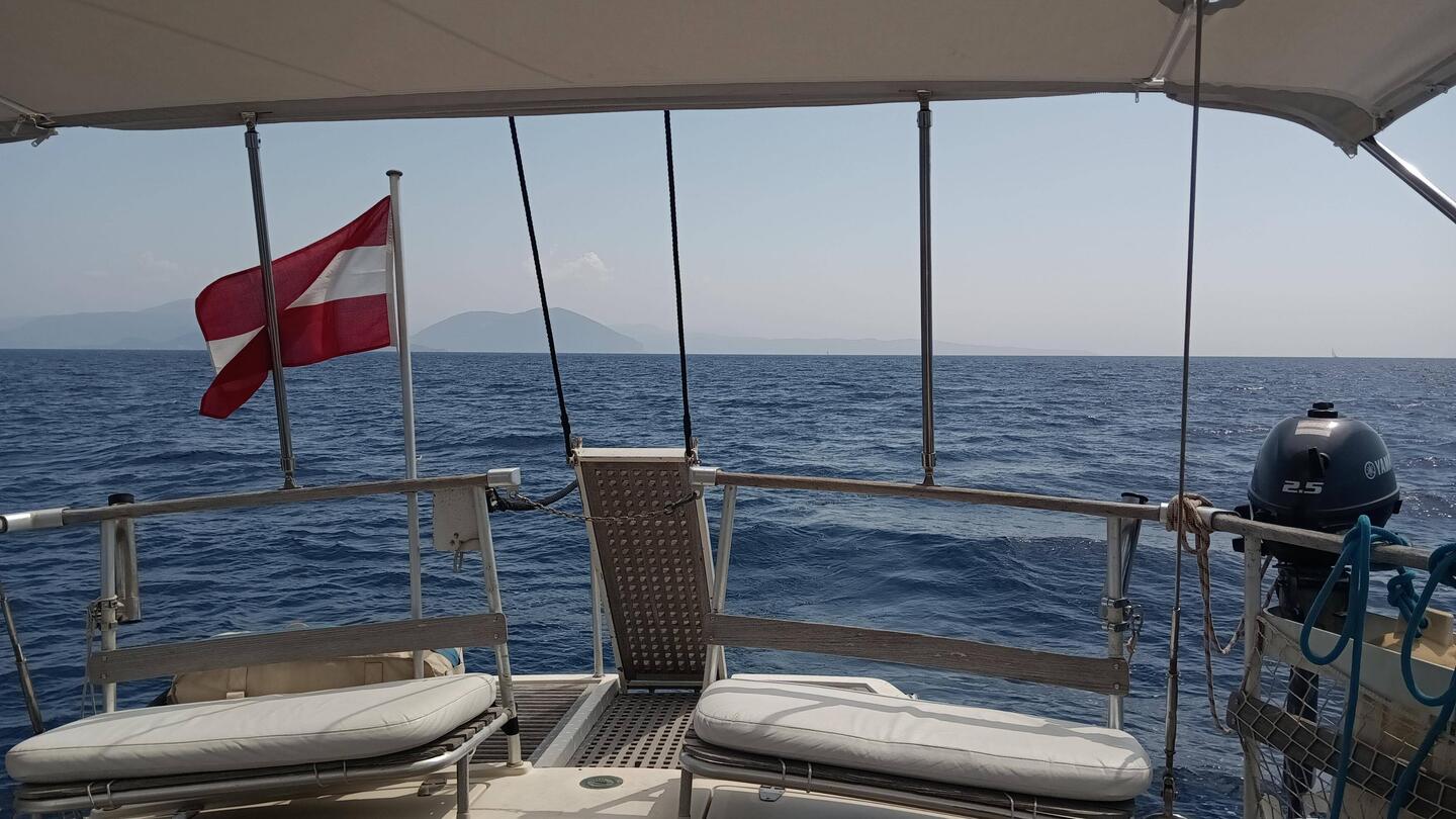 Entspannter Halbwindkurs von Kefalonia nach Lefkas
