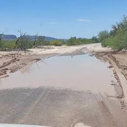 Starke Gewitter - ab durch die Furte ...
