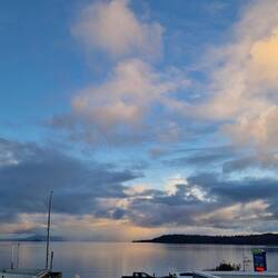 My lake View from my room..start of sunset