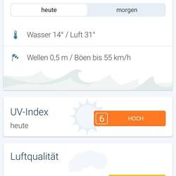 Luft Wasser und Polution