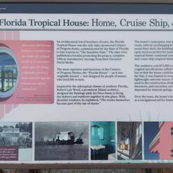 Erklärung für das Florida oder Flamingo Haus.