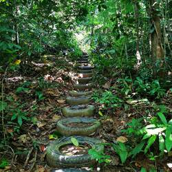 Und wieder nach oben!