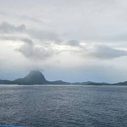 The view from Horizons as we sail in.