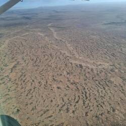 Marree man - his legs! Low cloud meant we couldn't see him in full