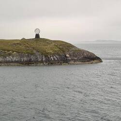 Markierung des Polarkreises