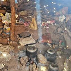 Our nomad hosts' kitchen