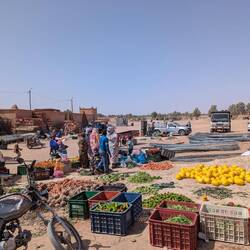Sunday is souk day in M'hamid