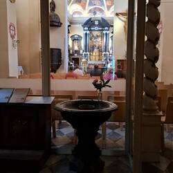 De kapel in het Hospice. Dichter durfde ik echt niet te komen.