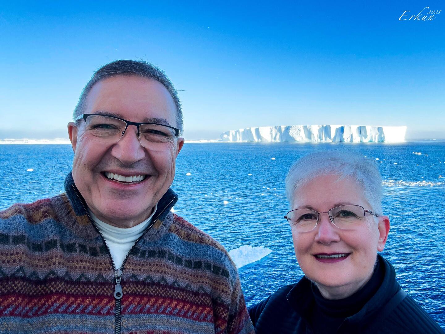 Welcome to Gould Bay ... Filchner Ice Shelf behind us — Antarctica.