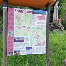 Italia. Hier is de Via Francigena helemaal thuis.