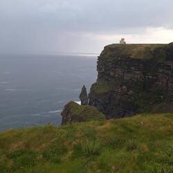 The right side of the cliffs