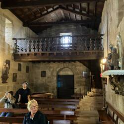 Rear view, seems these small Romanesque churches have an upper balcony
