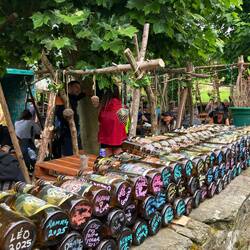 Cool bar...leave your name in a bottle