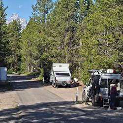 Camp am Grand Teton