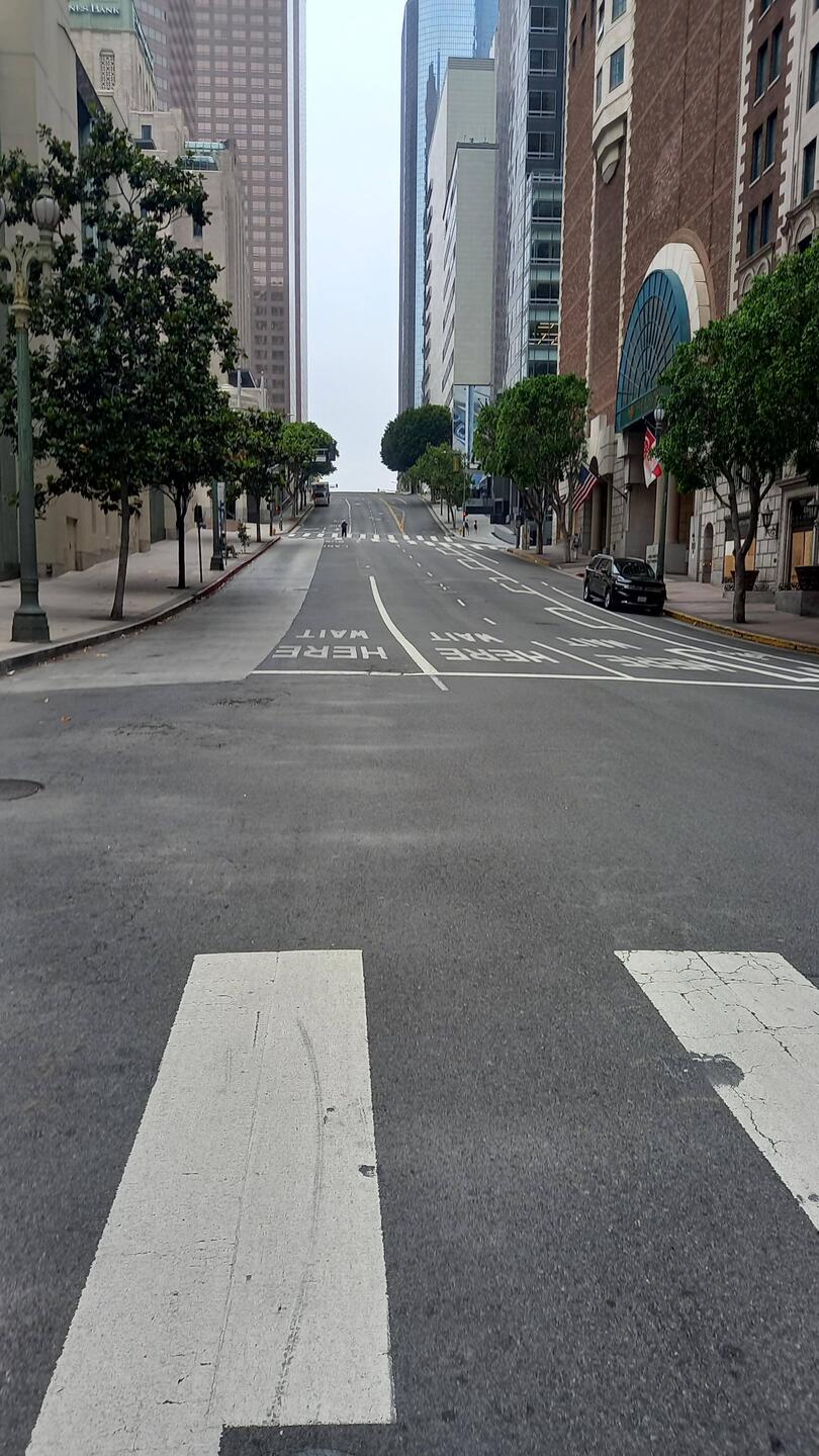 Morgens um 8 00 Uhr in Los Angeles.