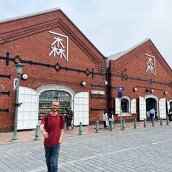 Brick warehouses from the time when Hakodate was a major fishing port