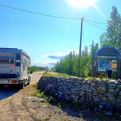 Startpunkt Demptster Highway Nr. 5