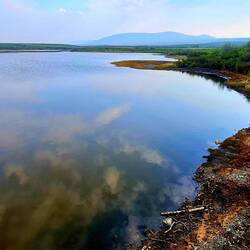Moose Lake ohne Moose (Elch)