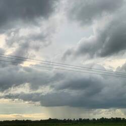 A nimbus signifying thunderstorm ⛈️