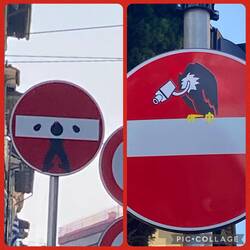 Clet - Streetart