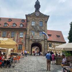 Bamberg: Durchgang beim alten Rathaus
