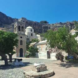 In dem Ort Monemvasia