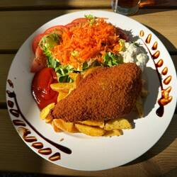 Öppe Fisch und Chips
