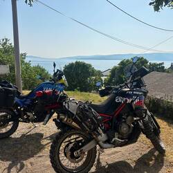 Was für eine Aussicht die beiden heute haben