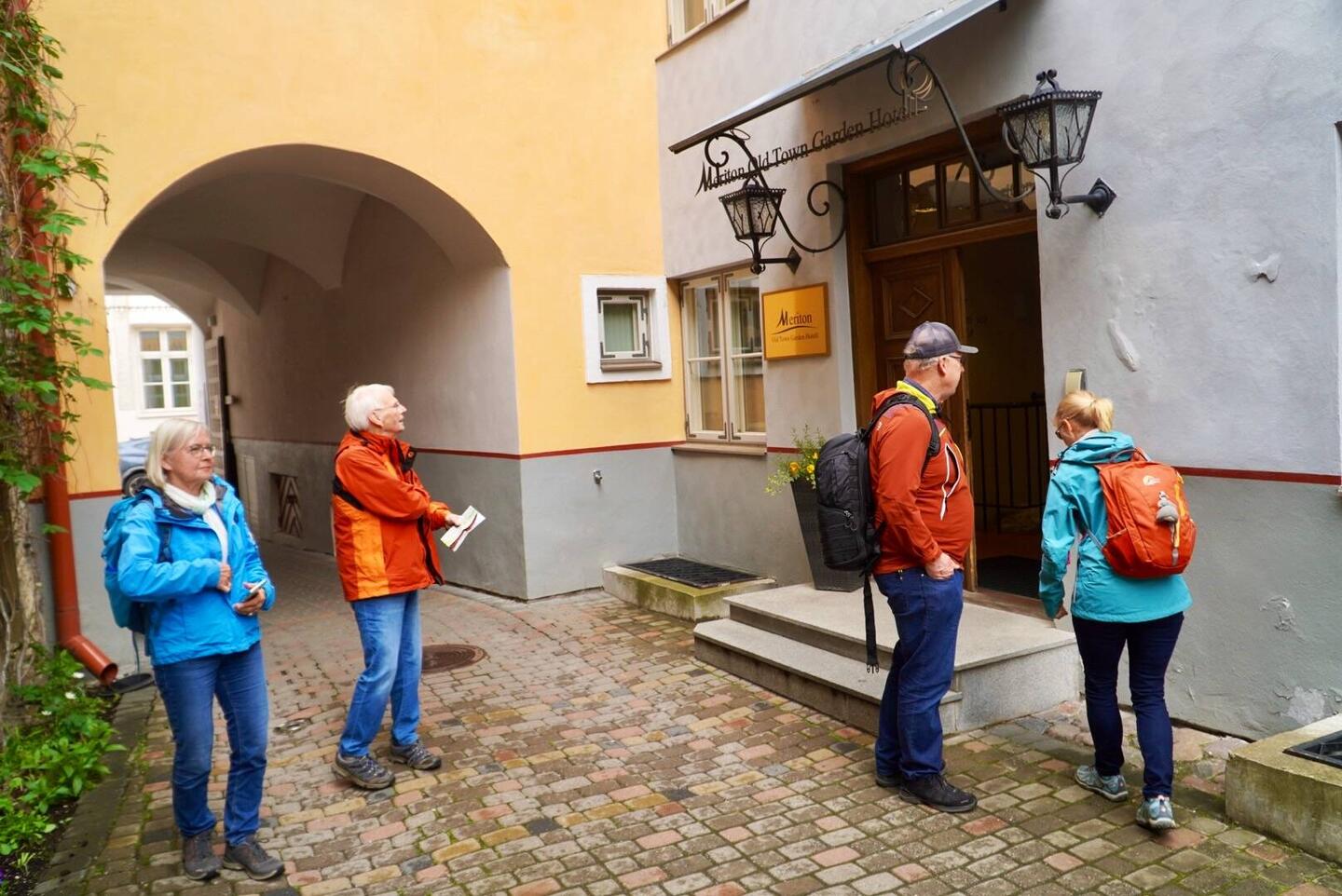 Ankunft am Hotel