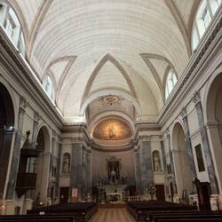 View inside Lazise's cathedral