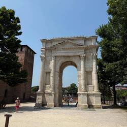 An ancient Roman archway in Verona