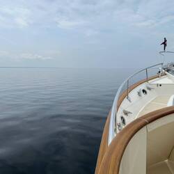 We emerge from the eastern Erie Canal onto a millpond Oneida Lake