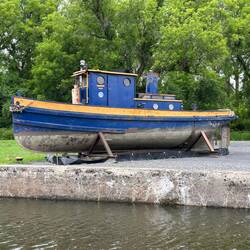"Little Toot" the canal authority tugboat