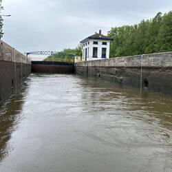 A lock with brand new ropes. We are beside ourselves...