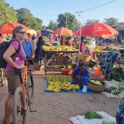 Der Markt am Samstag ist nicht Fahrradfreundlich