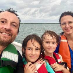 Sortie en mer 🛶, là on n'est pas encore trempés !