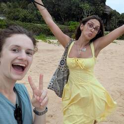 Left: Me, Jasmine